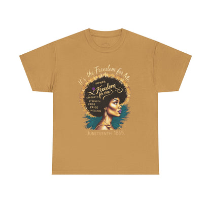Graphic Tee - Juneteenth 1865 Freedom for Me Design