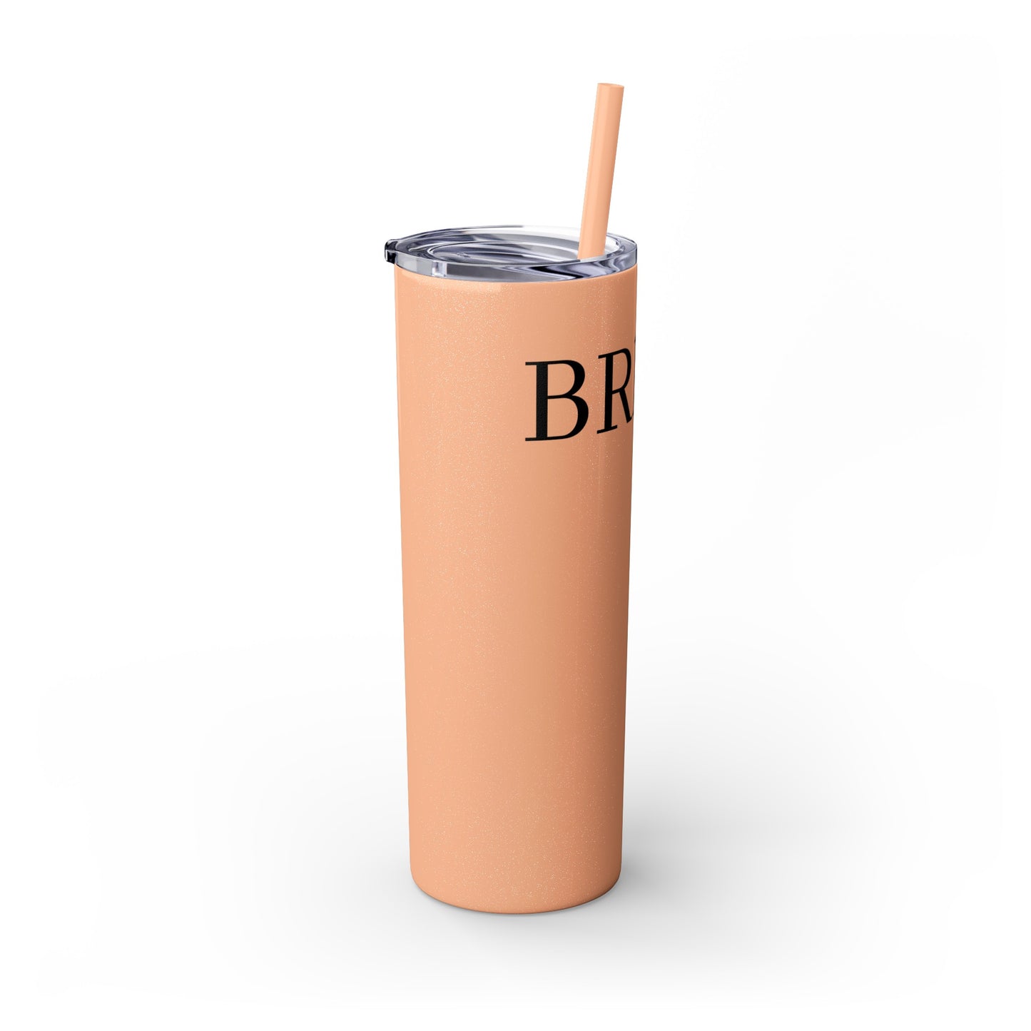 Bride Crew Skinny Tumbler with Straw, 20oz