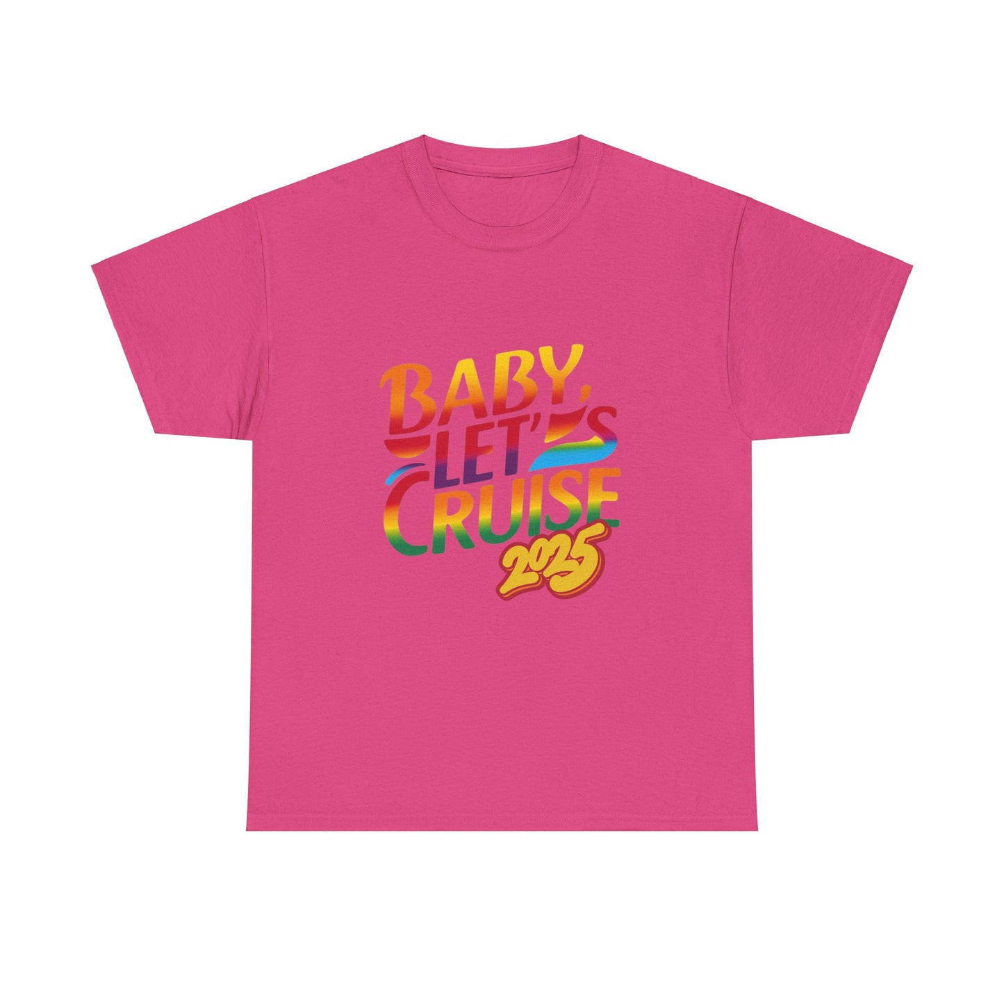T-Shirt Baby Lets Cruise Family Friends Trip Memory Maker