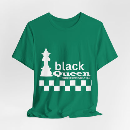 Black Queen Chess Tee - Unisex Jersey Short Sleeve