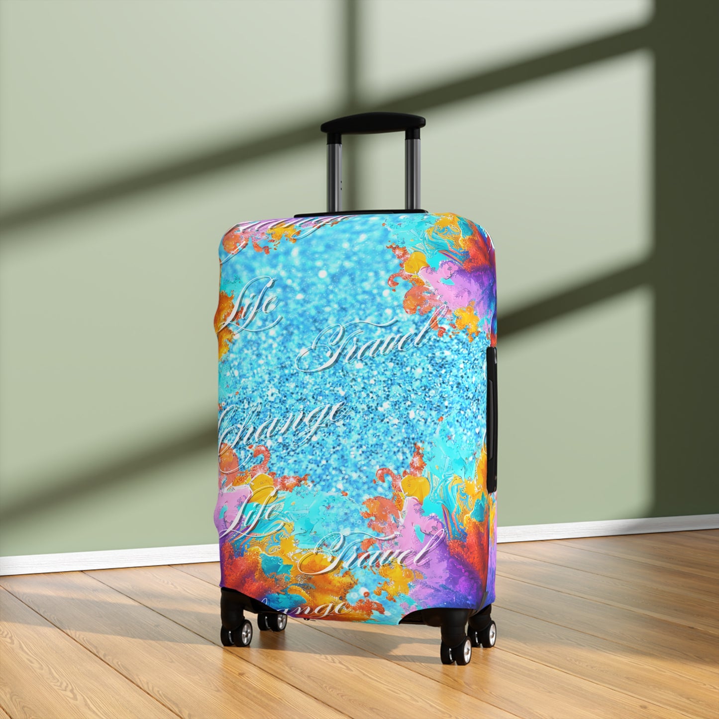 Life Travel Change Luggage Cover