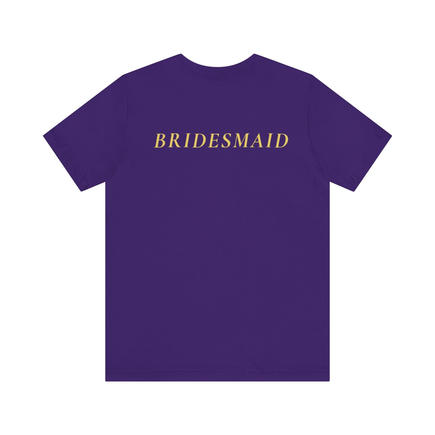 Bridal Party Unisex Jersey Short Sleeve Tee