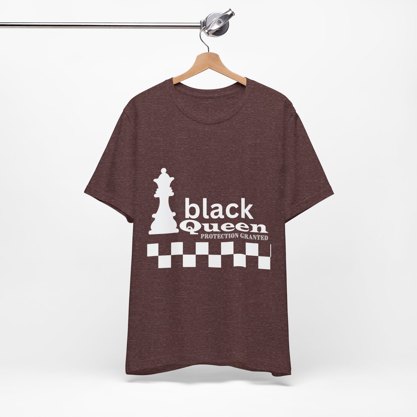 Black Queen Chess Tee - Unisex Jersey Short Sleeve