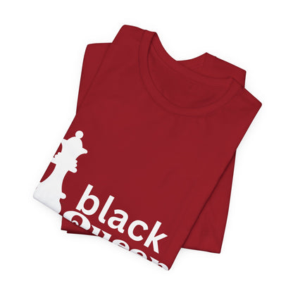 Black Queen Chess Tee - Unisex Jersey Short Sleeve