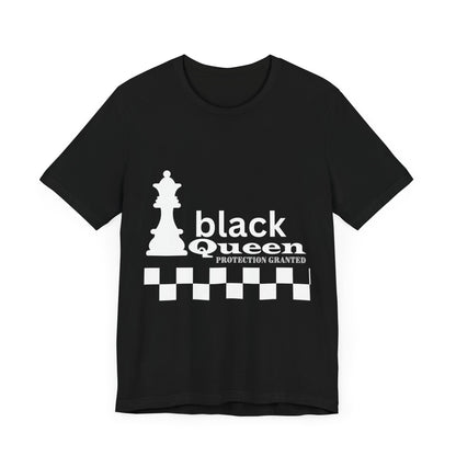 Black Queen Chess Tee - Unisex Jersey Short Sleeve