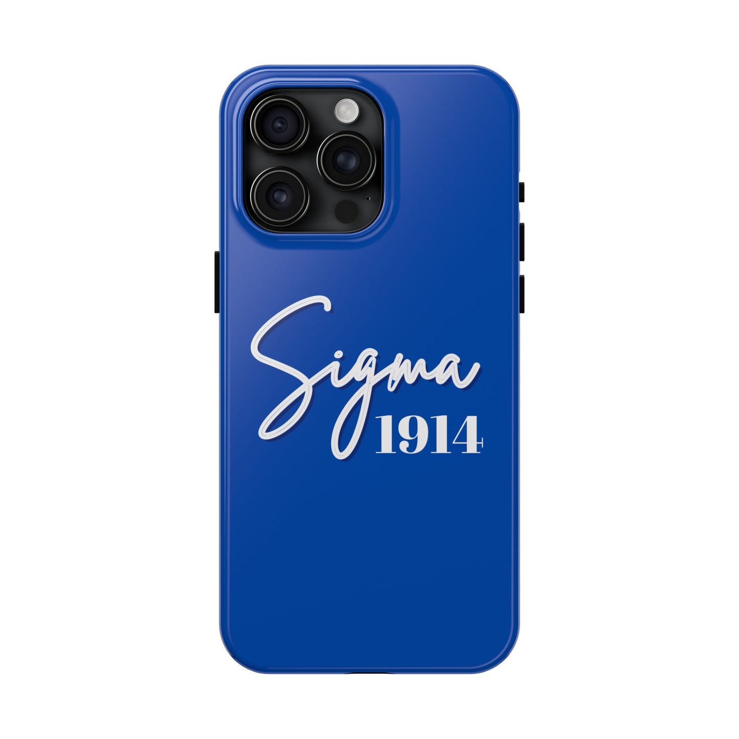 Phone Case -Sigma 1914 Fraternity White & Royal Blue