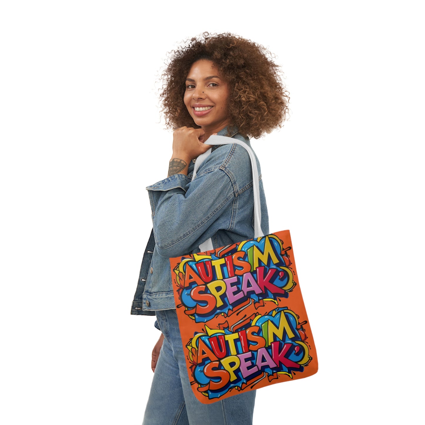 Autism Awareness Canvas Tote Bag,
