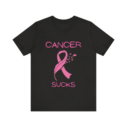 Cancer Suckx T-Shirt Cancer Awareness Support Unisex Tee