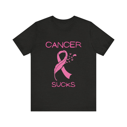 Cancer Suckx T-Shirt Cancer Awareness Support Unisex Tee