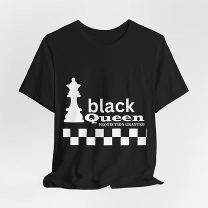 Black Queen Chess Tee - Unisex Jersey Short Sleeve