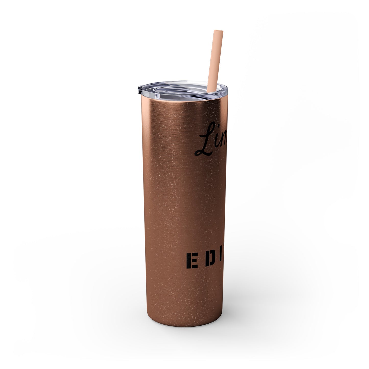 Limited Edition Customizable Skinny Tumbler with Straw, 20oz