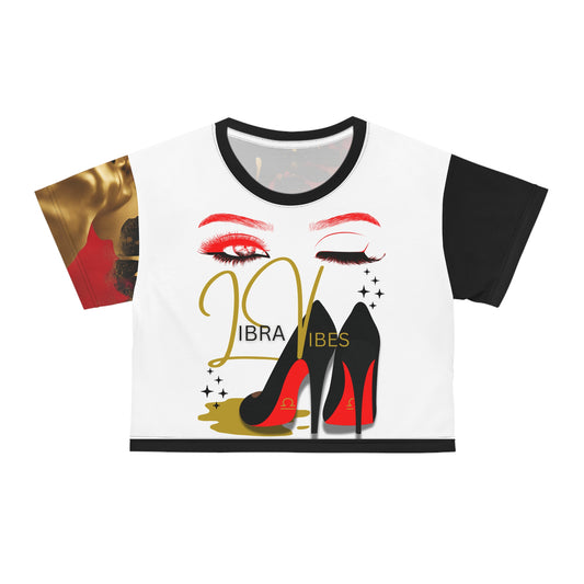 Libra Vibes Crop Tee
