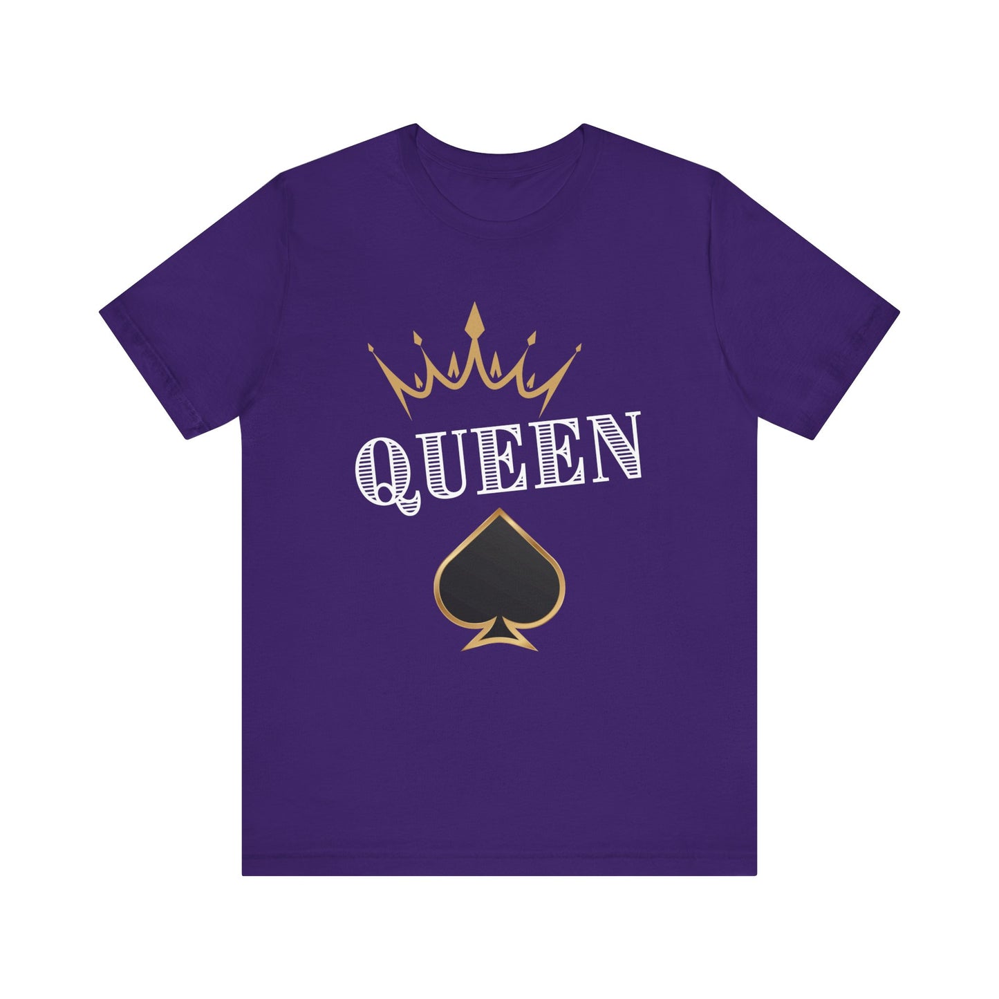 Queen Spades Tee - Unisex Jersey Short Sleeve