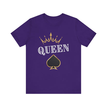 Queen Spades Tee - Unisex Jersey Short Sleeve