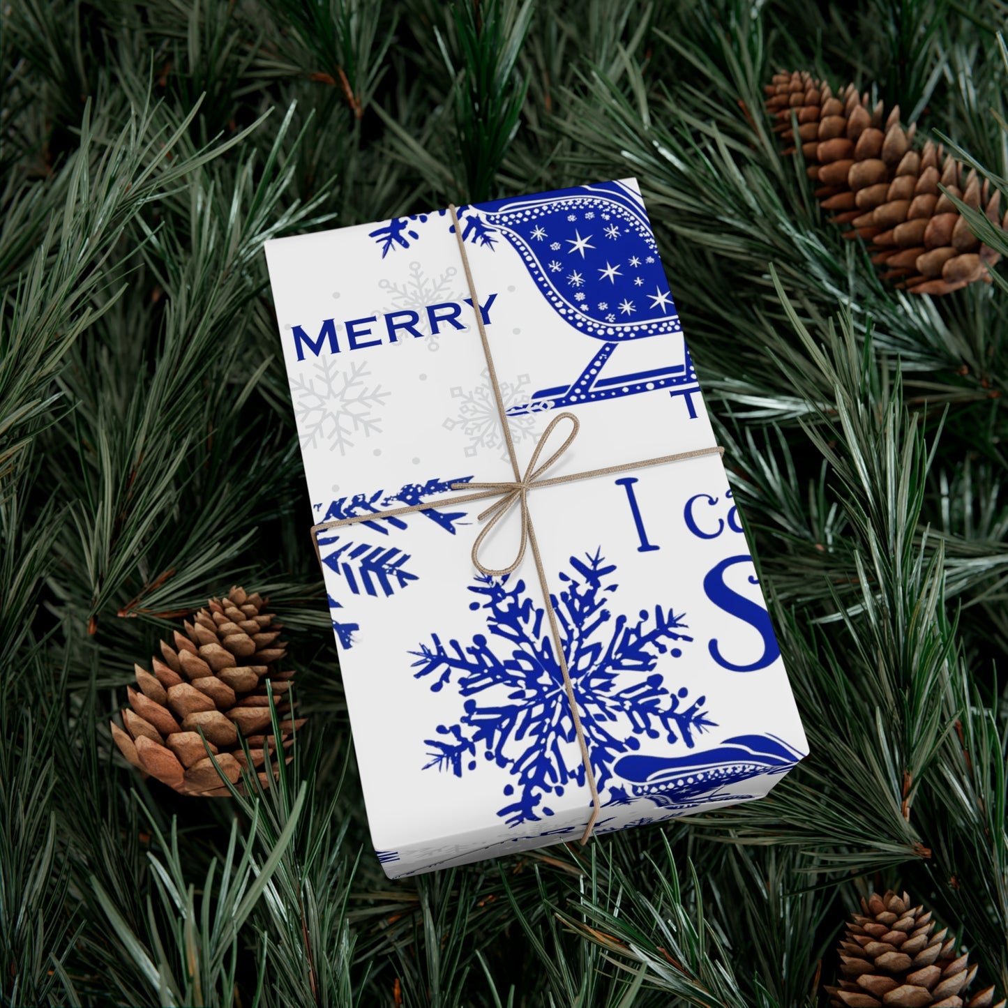 Gift Wrap Papers- Sleigh Finer