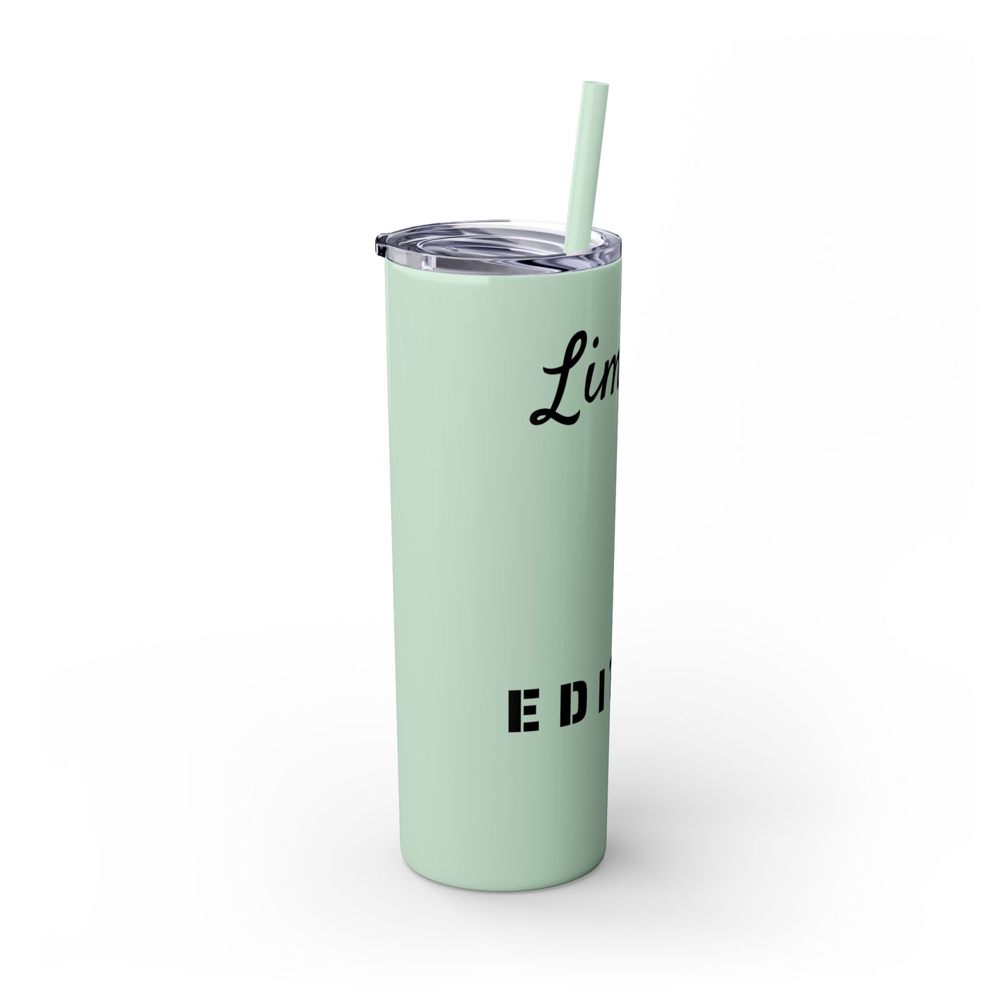 Limited Edition Customizable Skinny Tumbler with Straw, 20oz