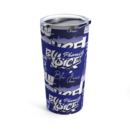20oz Tumbler BluJuice Urban Graffiti Energy Drink Cup with Lid