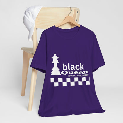 Black Queen Chess Tee - Unisex Jersey Short Sleeve