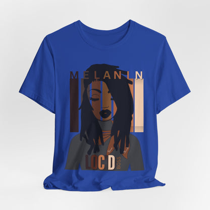 Melanin Loc'd Jersey Short Sleeve Tee