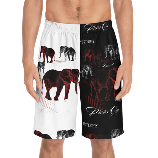 I Said Tomorrow Men's Board Shorts-VMA Specialties Boutique