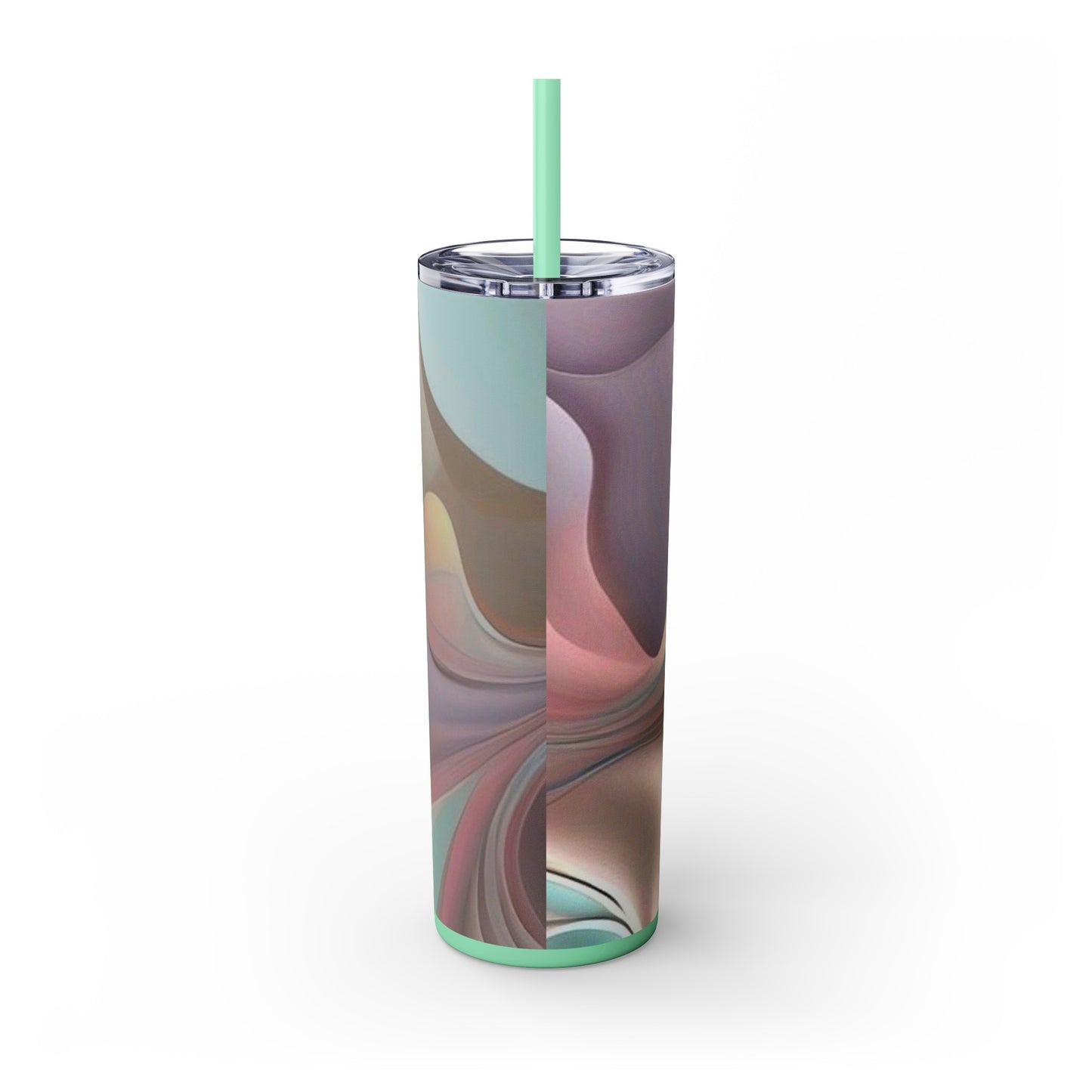 Teal We Meet Again Skinny Tumbler with Straw, 20oz