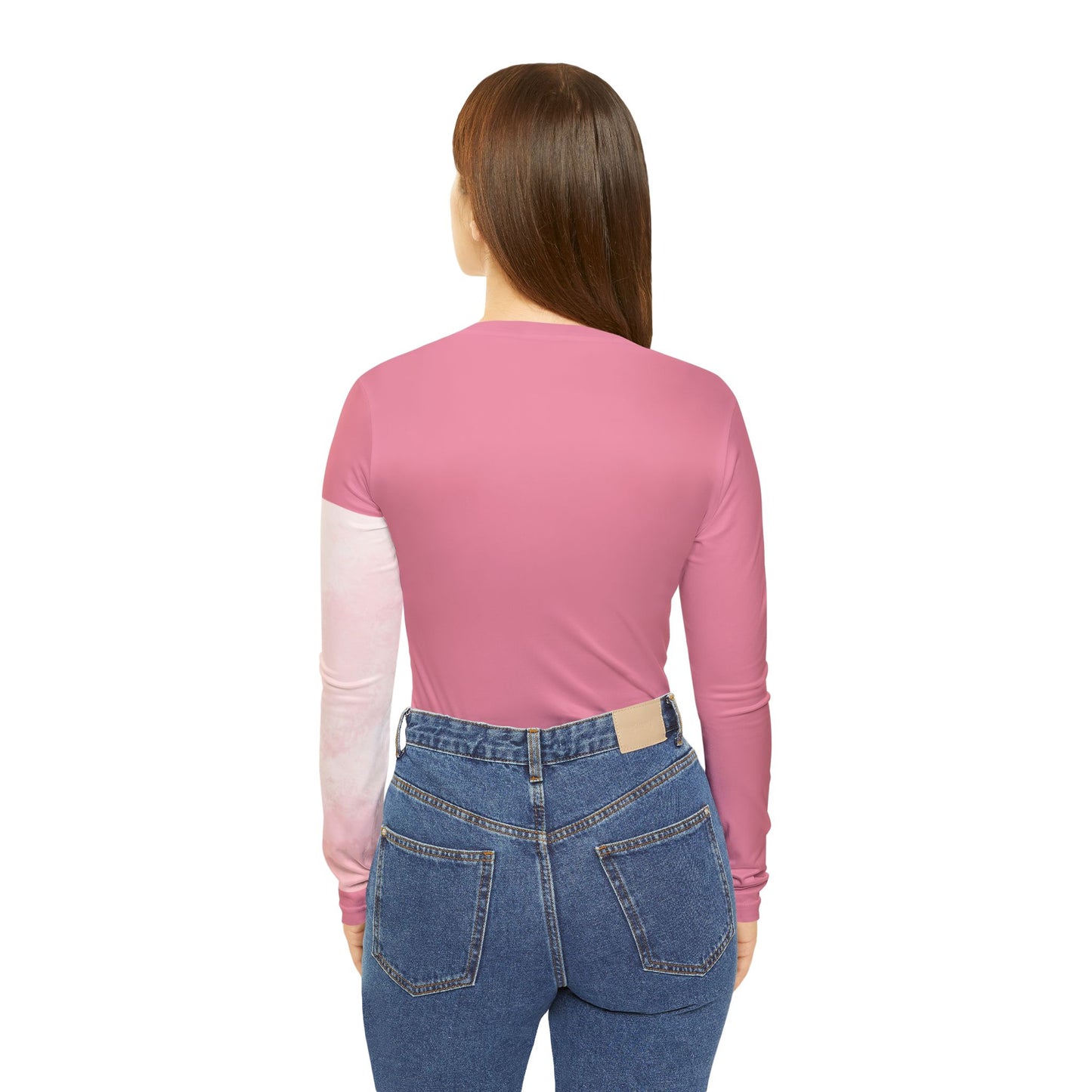RN Women's Long Sleeve V-neck Shirt (AOP)