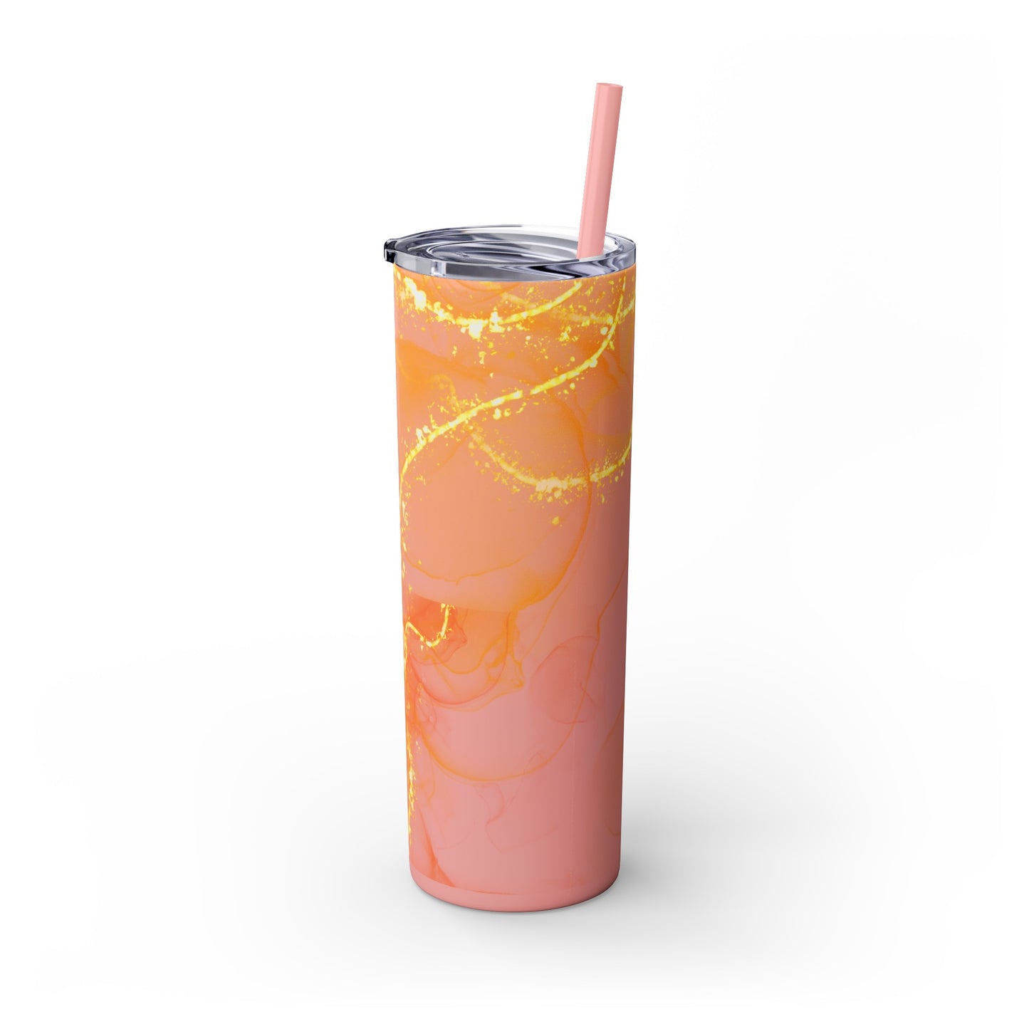 Fire  Skinny Tumbler with Straw, 20oz Model# 051701