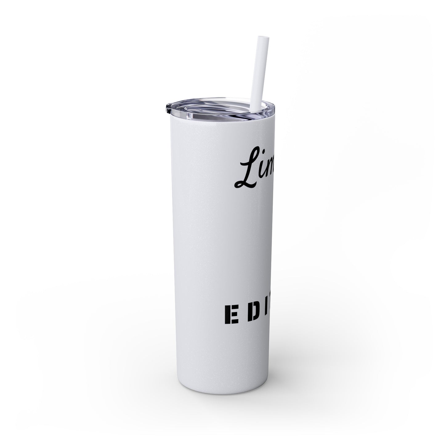 Limited Edition Customizable Skinny Tumbler with Straw, 20oz