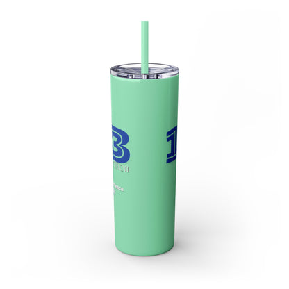 Customizable 1983 Born Skinny Tumbler with Straw, 20oz