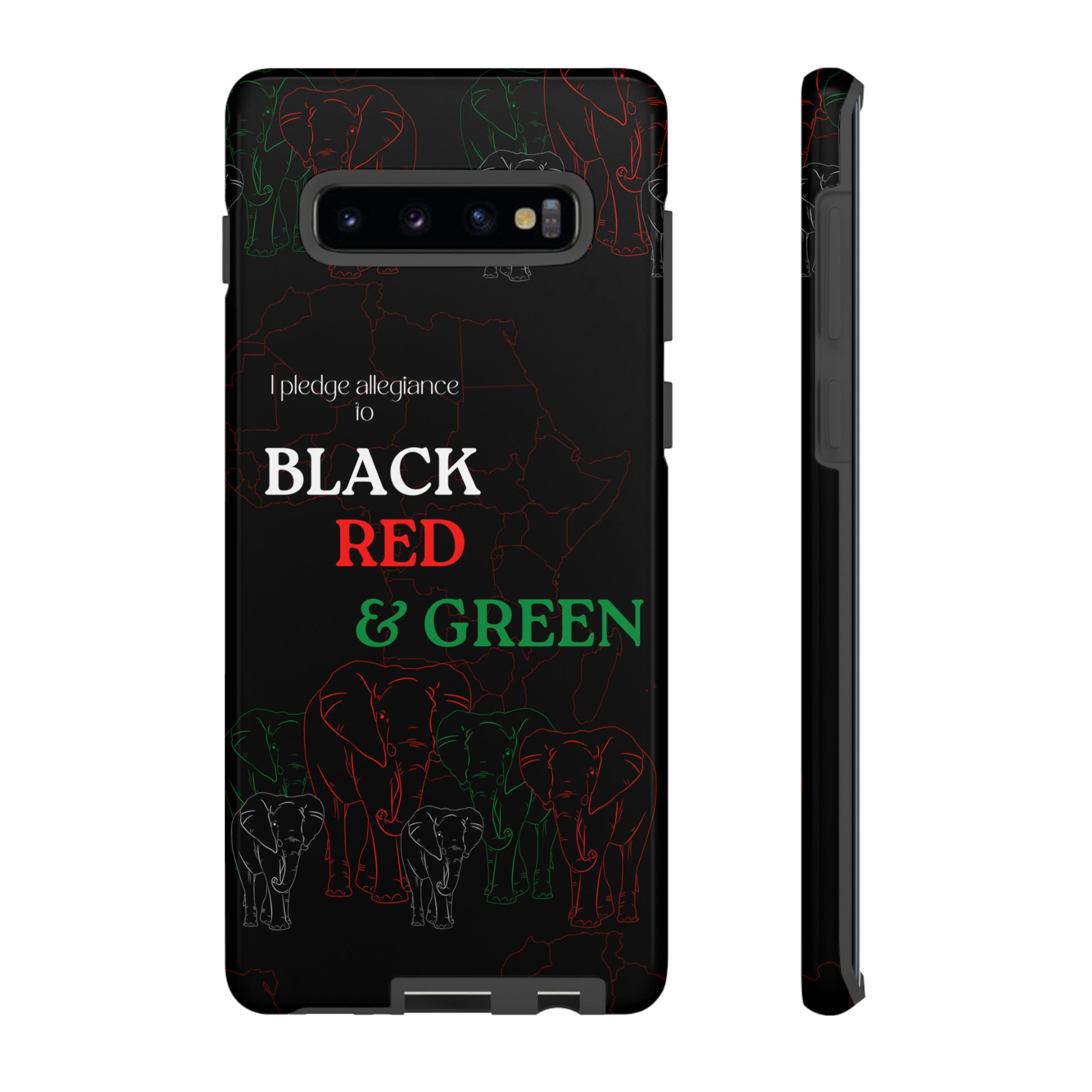 Black, Red & Green Tough Cases-VMA Specialties Boutique