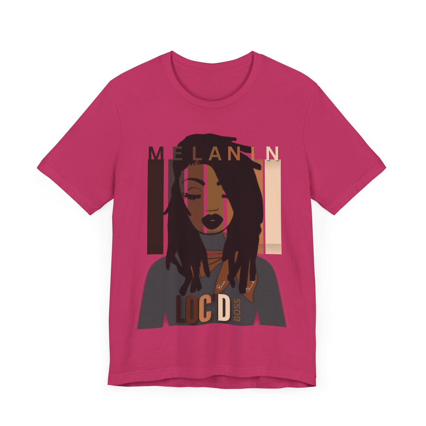 Melanin Loc'd Jersey Short Sleeve Tee