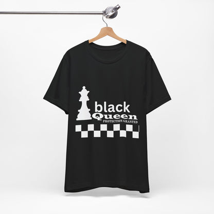 Black Queen Chess Tee - Unisex Jersey Short Sleeve