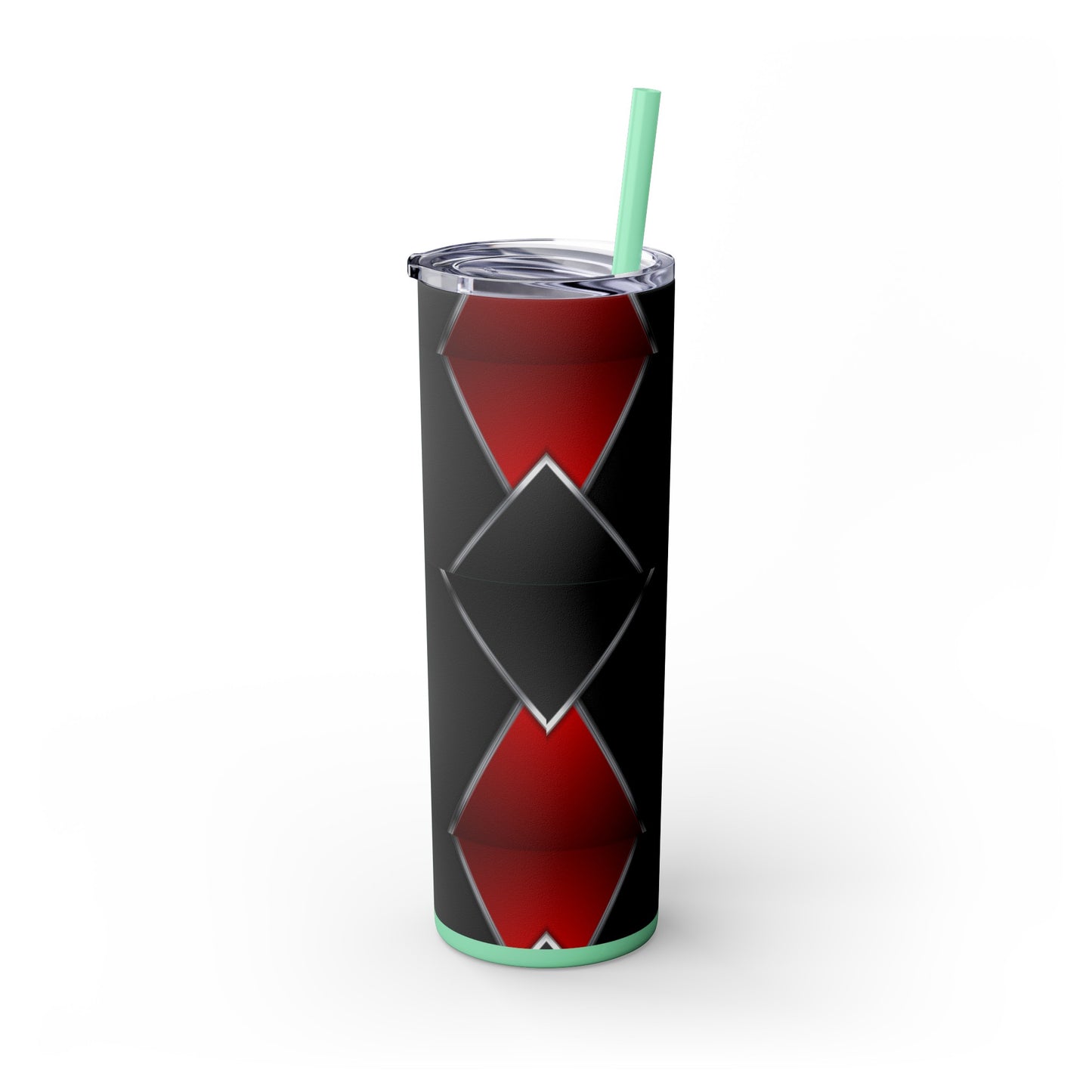 DANGER Skinny Tumbler with Straw, 20oz