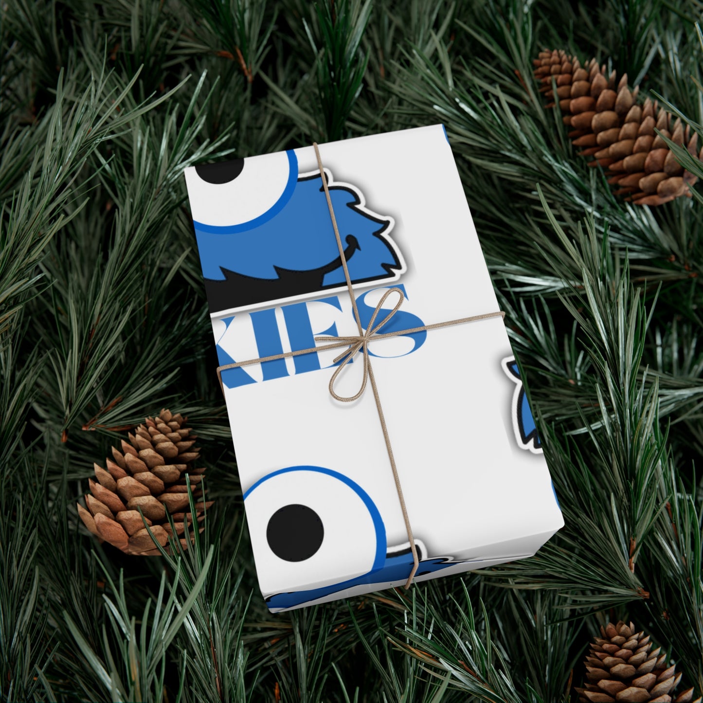 Gift Wrap Papers-Cookie Monster Inspired