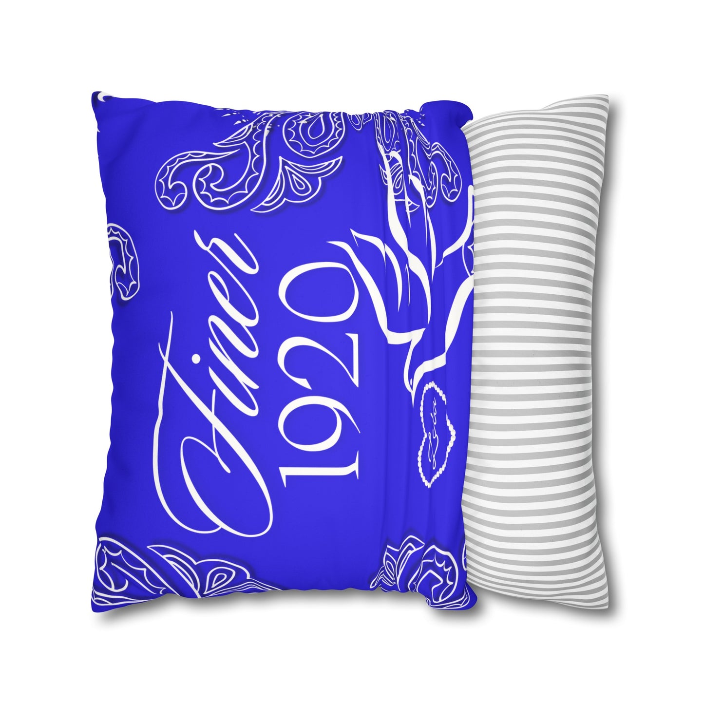 FinerWomanhood 1920 Faux Suede Square Pillowcase