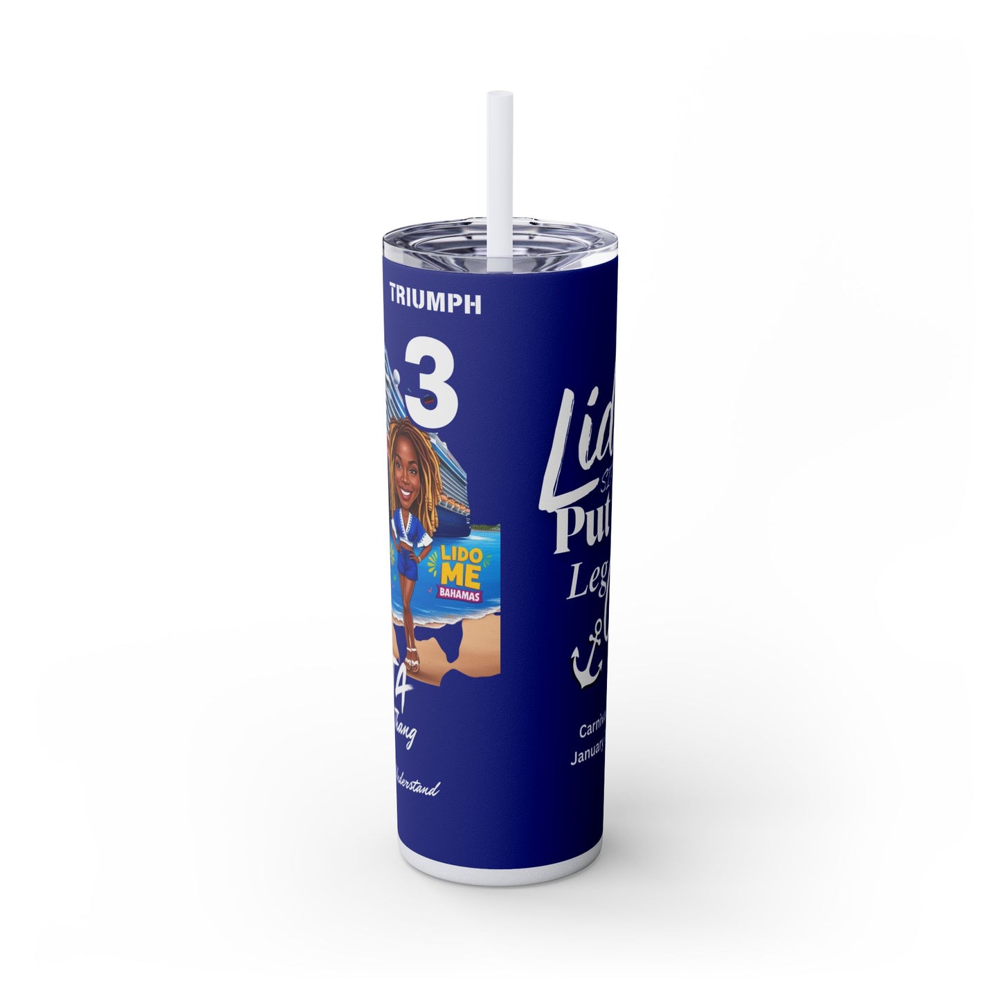 Tumbler - Tre LIDO DECK Beach and Poolside Theme