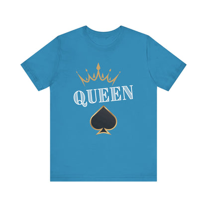 Queen Spades Tee - Unisex Jersey Short Sleeve