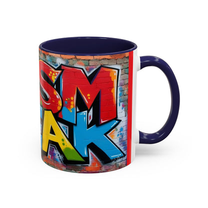 Coffee Mug - Autism Speak Graffiti Style Design