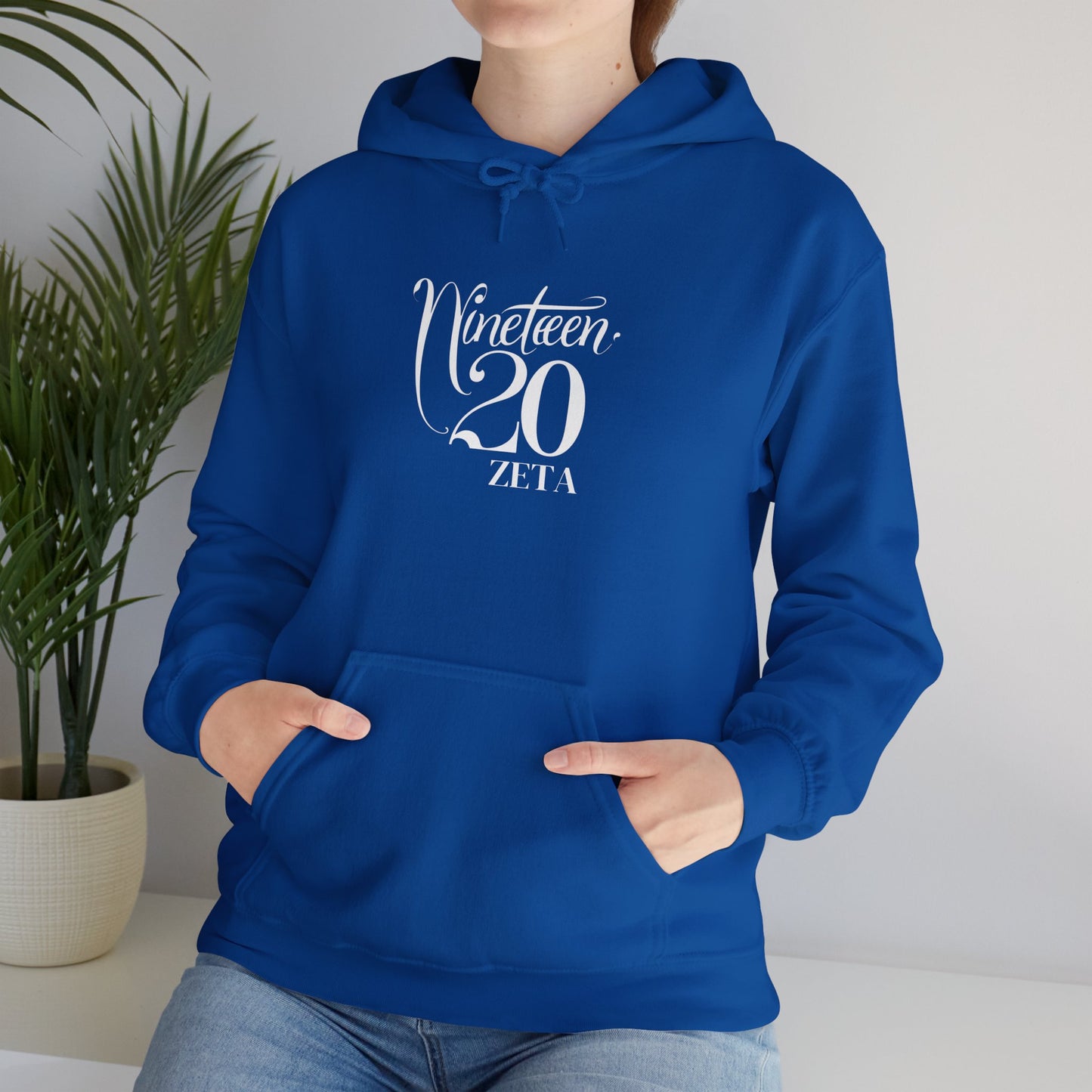 Zeta Founding Year Royal Blue Hoodie