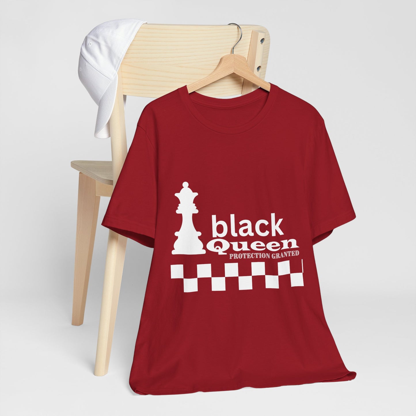 Black Queen Chess Tee - Unisex Jersey Short Sleeve
