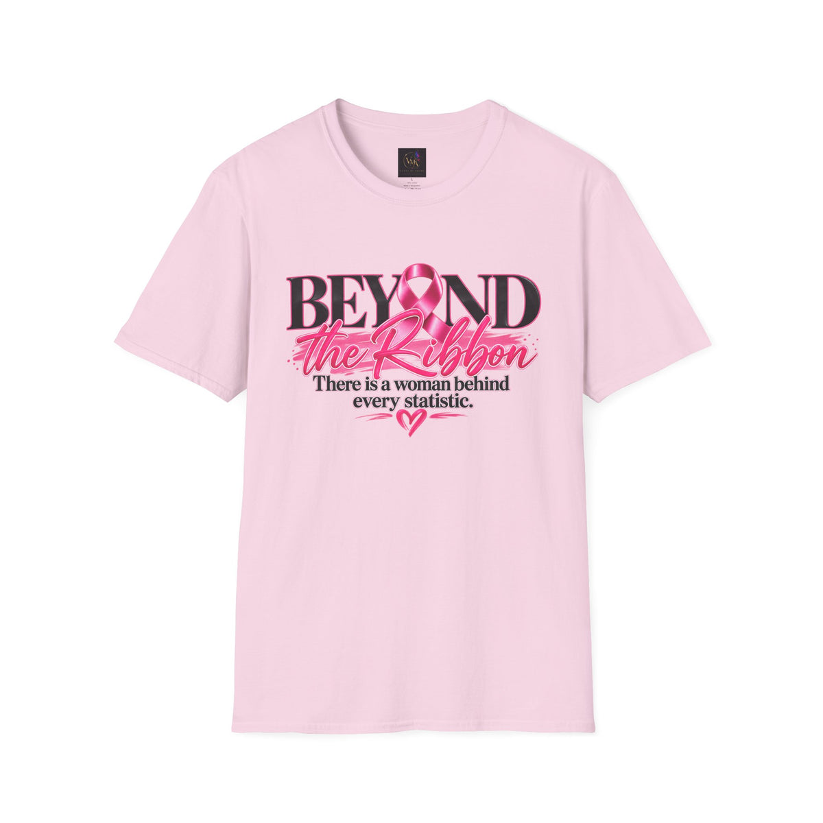 Breast Cancer Awareness T-Shirt — "Beyond the Ribbon" Her Story, Her Strength Design
