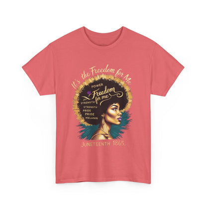 Graphic Tee - Juneteenth 1865 Freedom for Me Design
