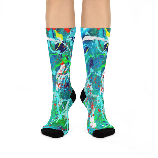 CITY LIGHTS Cushioned Crew Socks-VMA Specialties Boutique