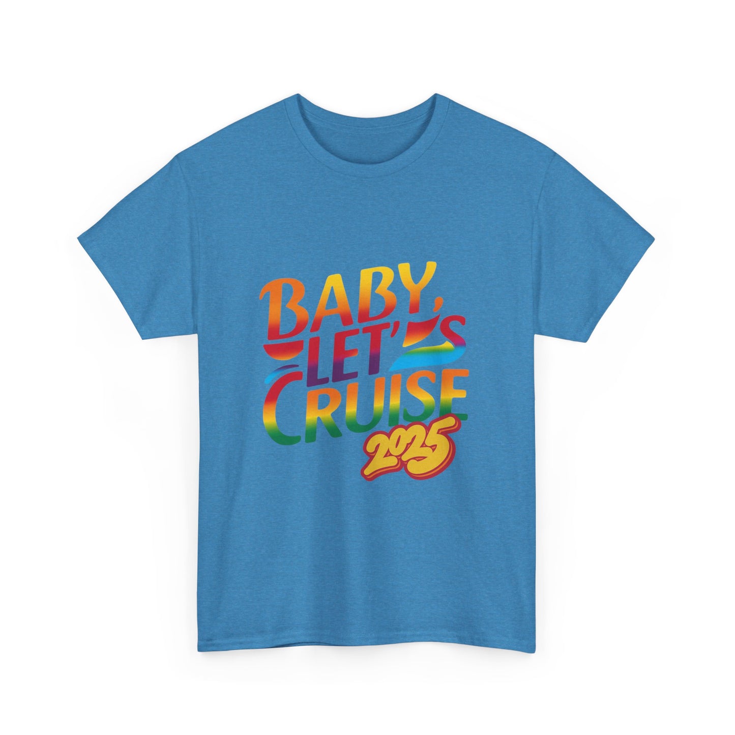 T-Shirt Baby Lets Cruise Family Friends Trip Memory Maker