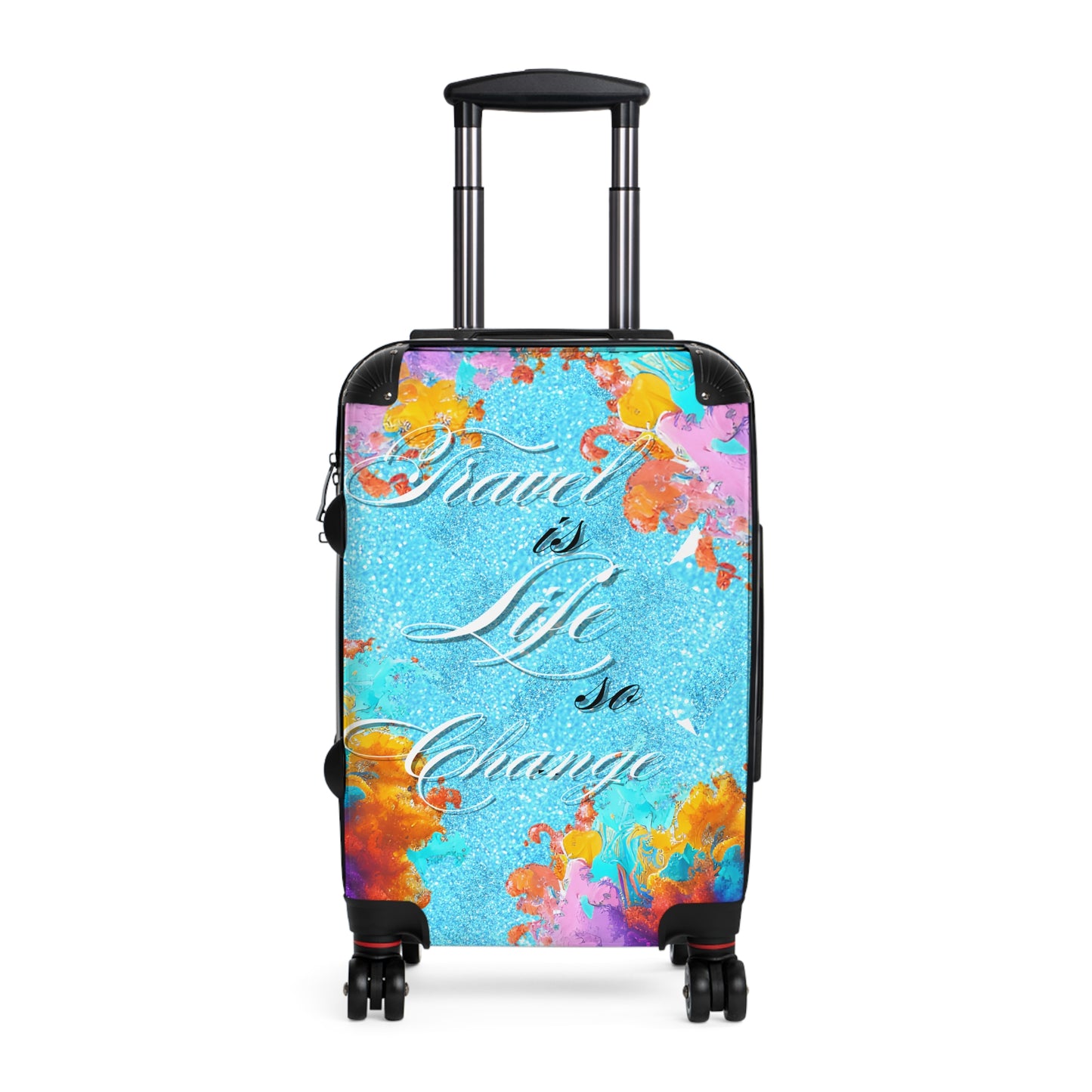 Travel is Life Suitcase-VMA Specialties Boutique