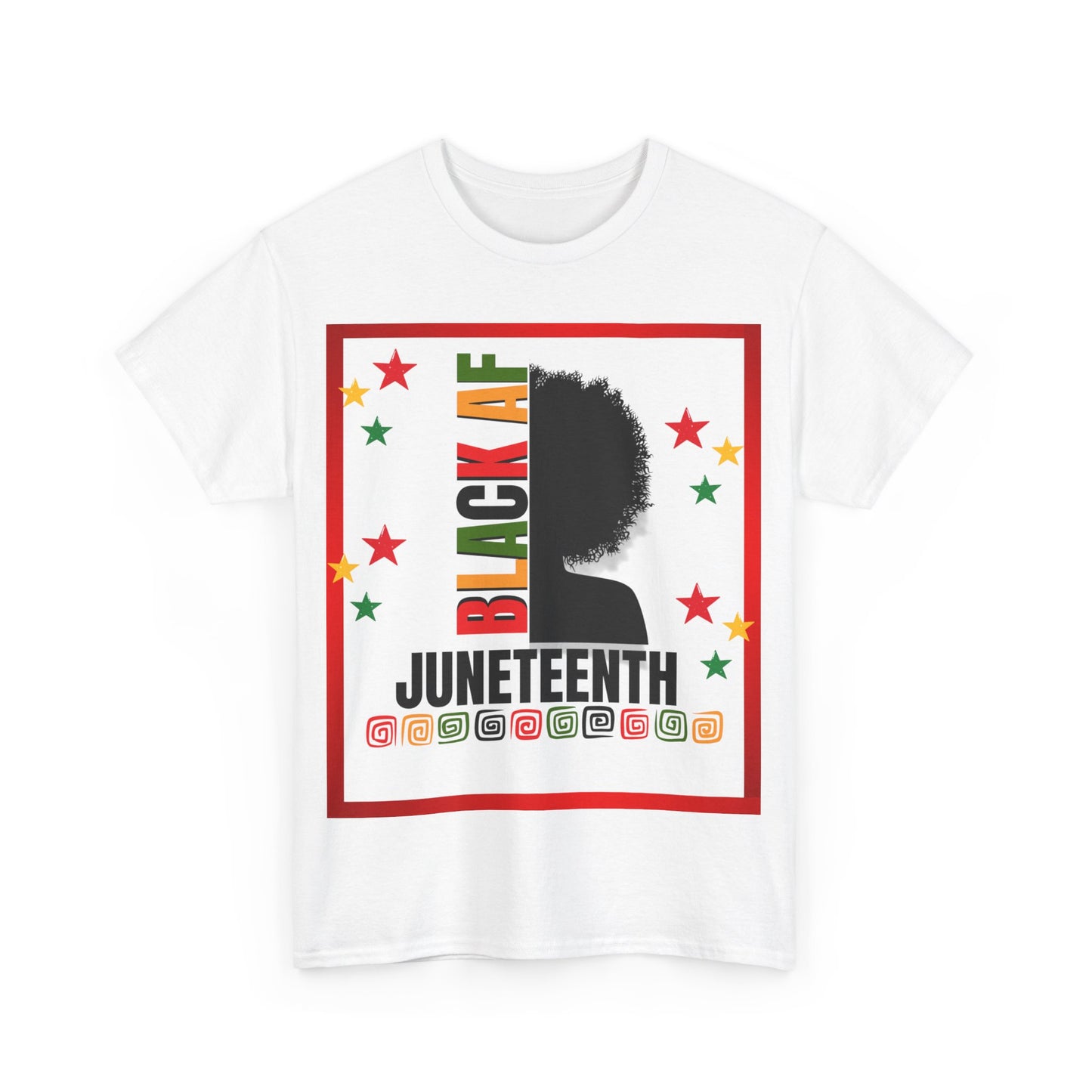 Black AF Celebrate Freedom Heavy Cotton Tee