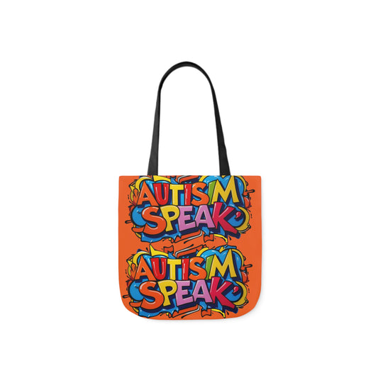 Autism Awareness Canvas Tote Bag,