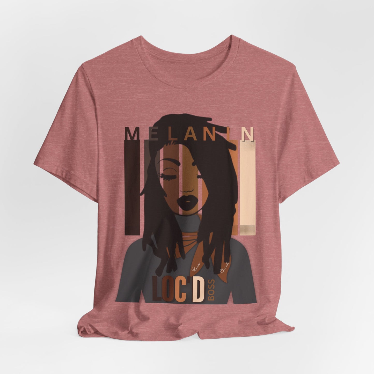 Melanin Loc'd Jersey Short Sleeve Tee