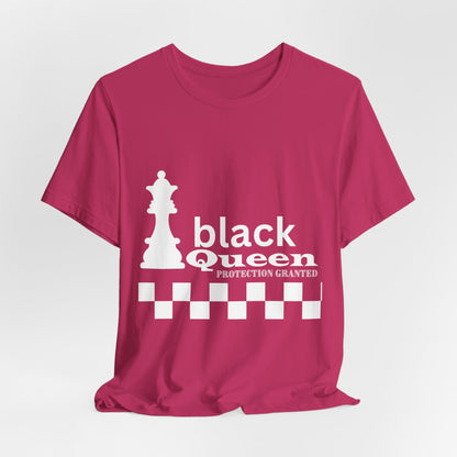 Black Queen Chess Tee - Unisex Jersey Short Sleeve