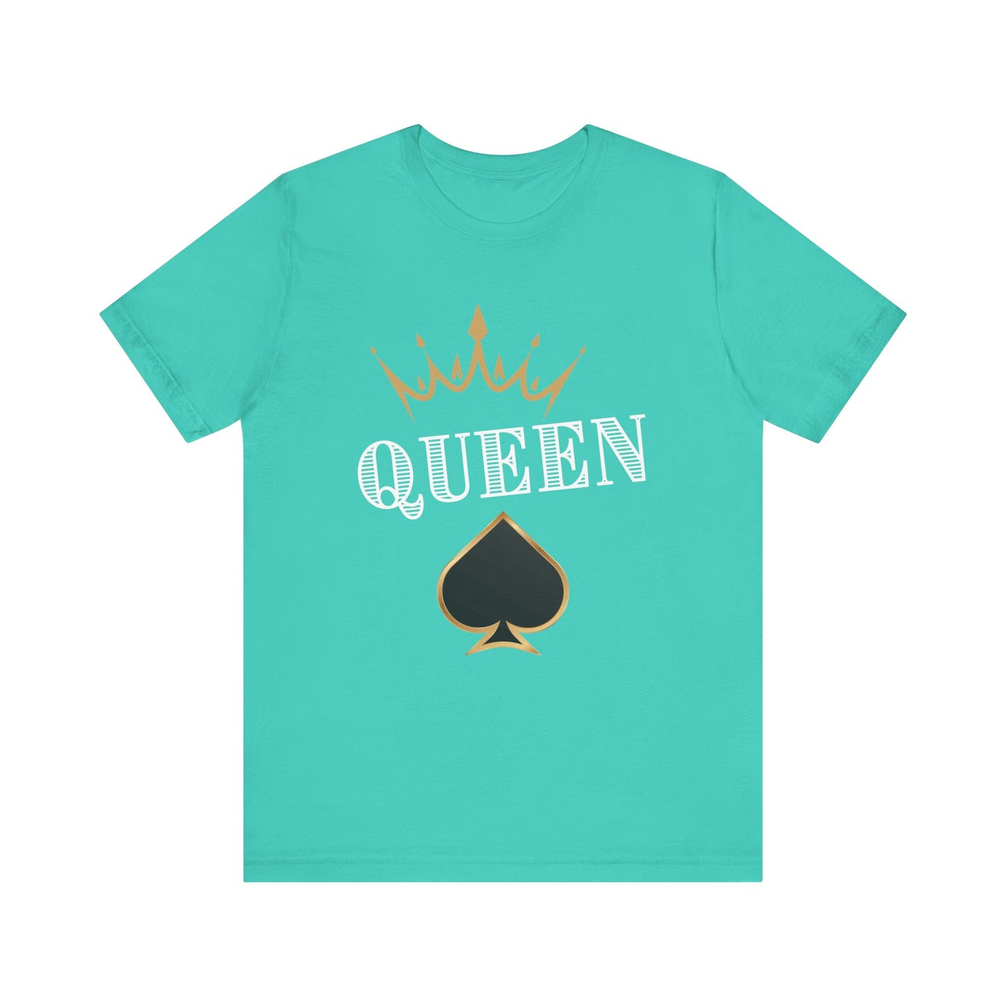 Queen Spades Tee - Unisex Jersey Short Sleeve